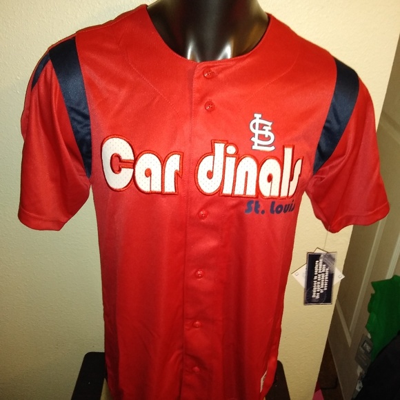 cardinals button up jersey